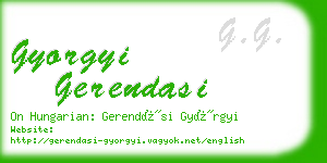 gyorgyi gerendasi business card